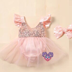 Abby Cadabby Dress romper Sesame Street Outfit Clothes Abby Cadabby Birthday